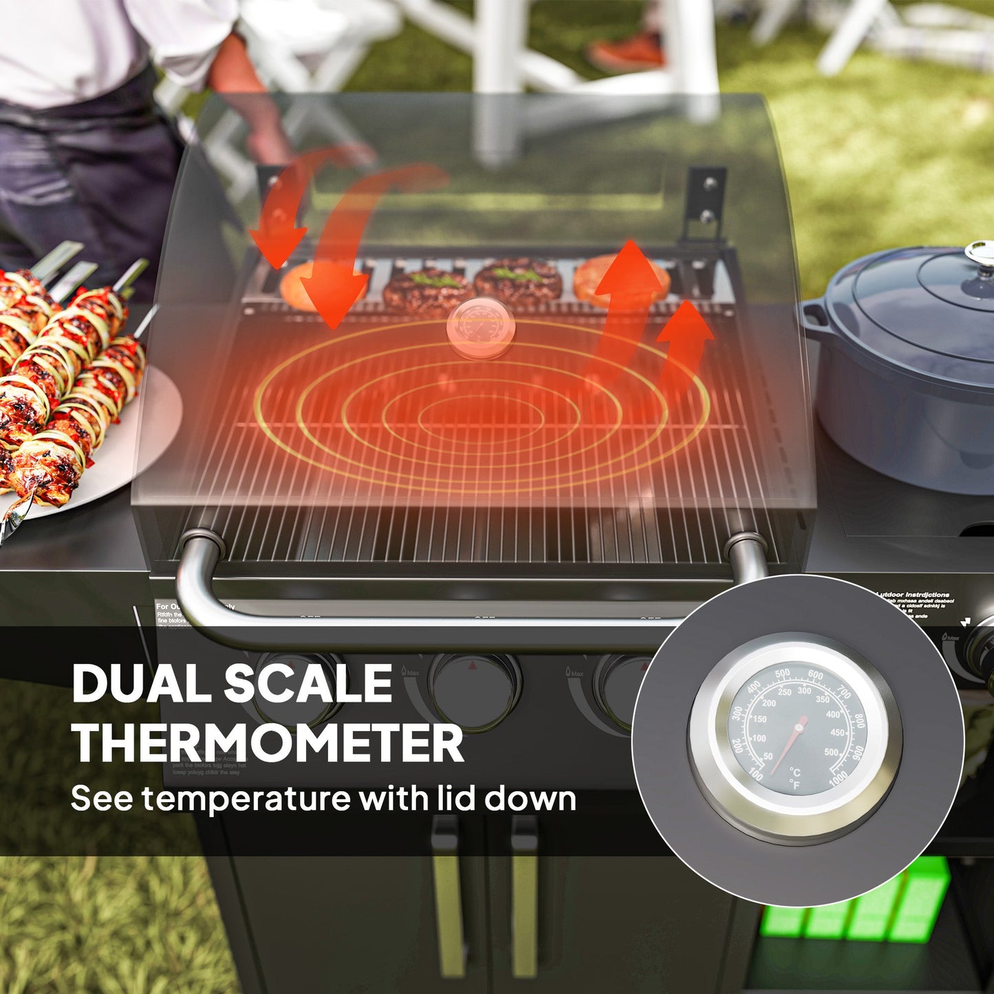 Ultimate Backyard Sizzler: 310 Sq. In. Gas Grill with Side Burner