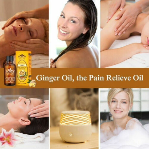 Lymphatic Drainage Ginger Oil – Therapy Massage Plant Essential Oil
