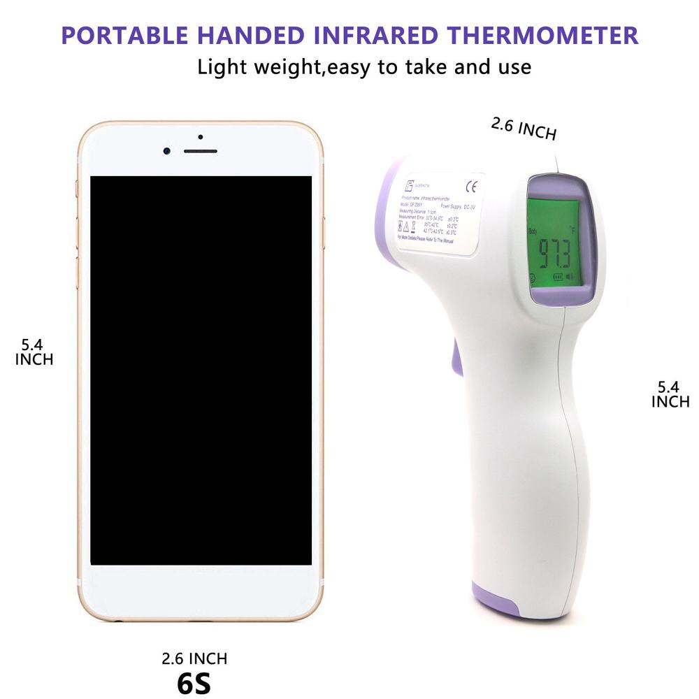 Digital No-Contact Infrared Thermometer LCD Display