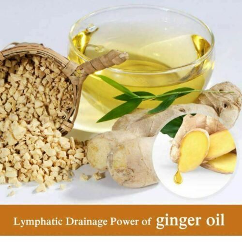 Lymphatic Drainage Ginger Oil – Therapy Massage Plant Essential Oil