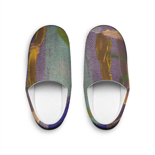 Abstract art Men's Indoor Slippers