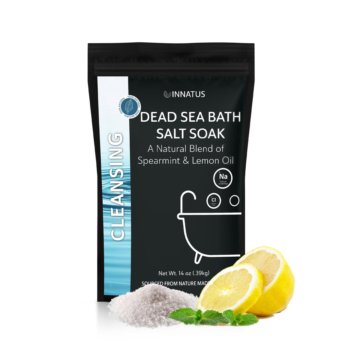 Magnesium Flakes + Dead Sea Salt for Soaking