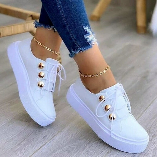 Women's Featherlight Vulcanized Runners - Breathable Comfort Sneakers