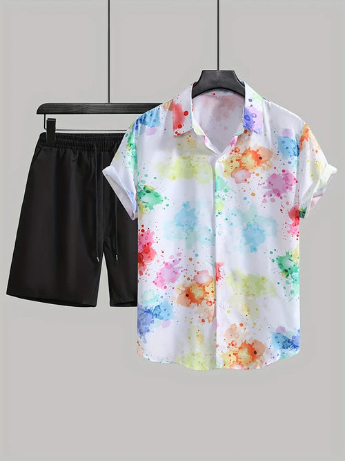 Luxury Style Men's Resort Wear – Short-sleeved outfit
