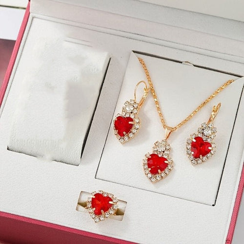 Women's Retro Valentine's Day Watch Set