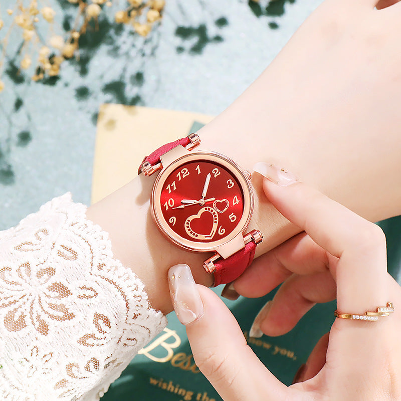 Women's Retro Valentine's Day Watch Set