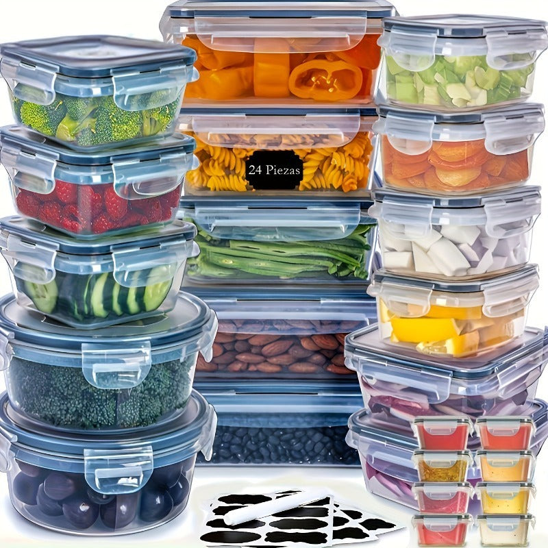 24pc Leak-Proof Food Storage Container Set