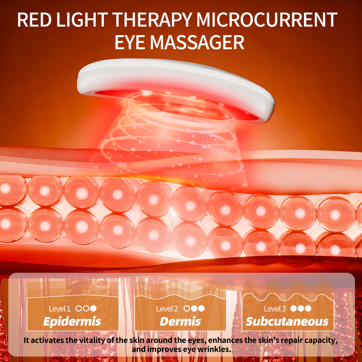 Massage Device – Remove Eye Wrinkles, Bags, Dark Circle.