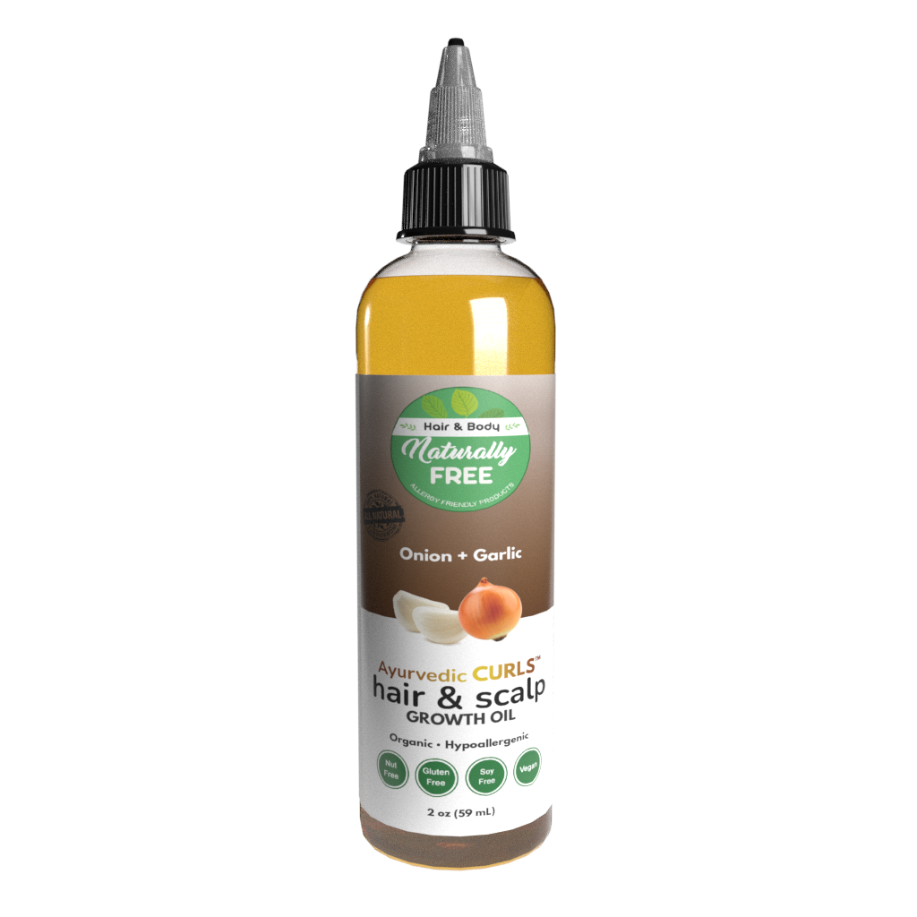 Ayurvedic Onion + Garlic Hair & Scalp Growth Oil - Hypoallergenic