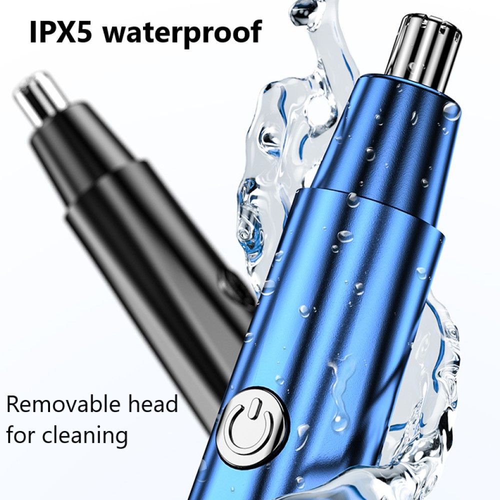 Updated Electric Shaving Nose & Ear Trimmer — Safe Face Care Rechargeable