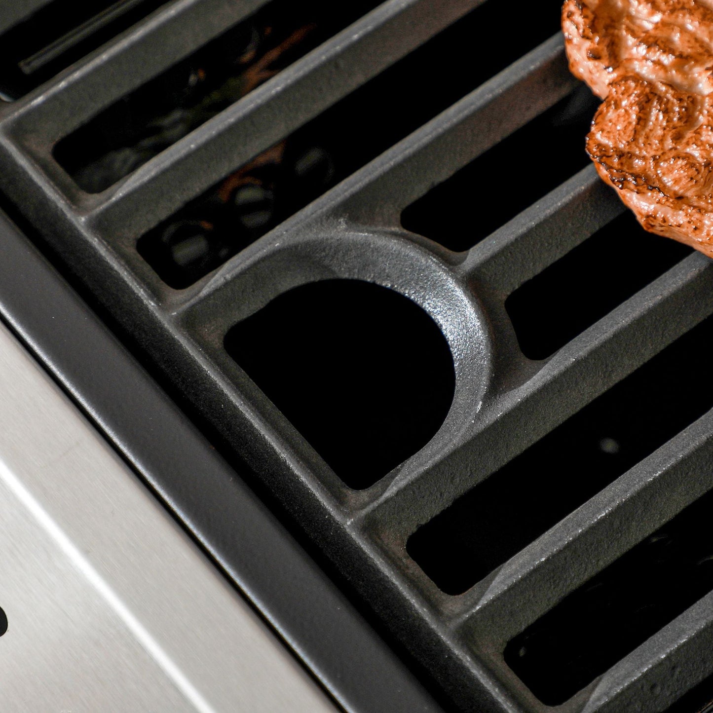 Propane Gas Grill 4+1 Burner 40000 BTU BBQ Trolley with Warming Rack