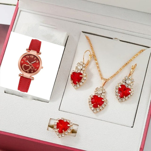 Women's Retro Valentine's Day Watch Set