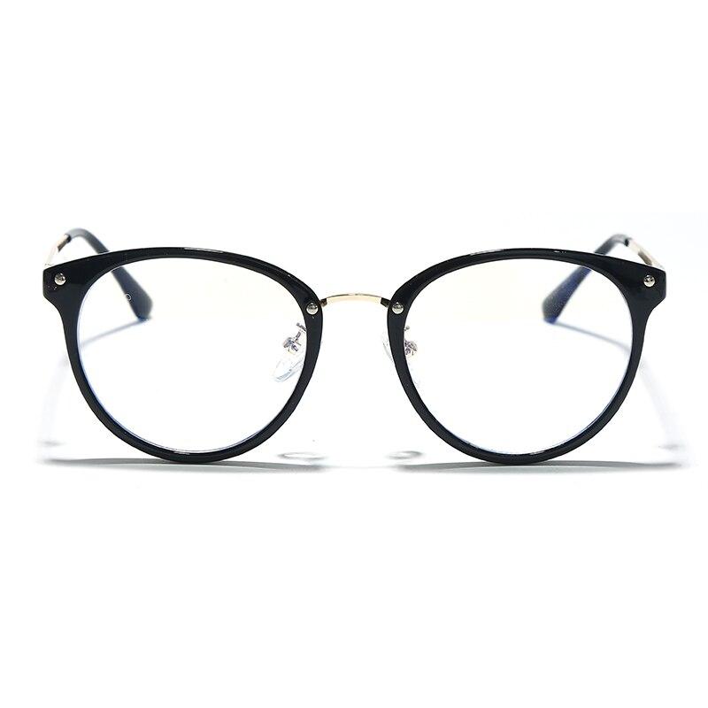 Anti Blue Computer Glasses Round Eye Glass Women & Men Blue Light