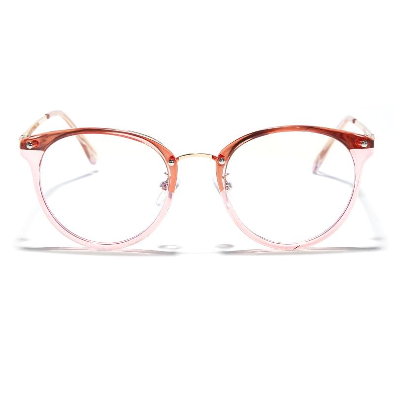 Anti Blue Computer Glasses Round Eye Glass Women & Men Blue Light