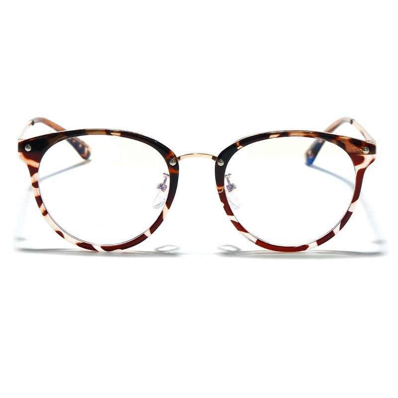 Anti Blue Computer Glasses Round Eye Glass Women & Men Blue Light
