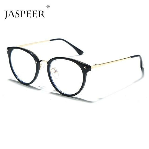 Anti Blue Computer Glasses Round Eye Glass Women & Men Blue Light