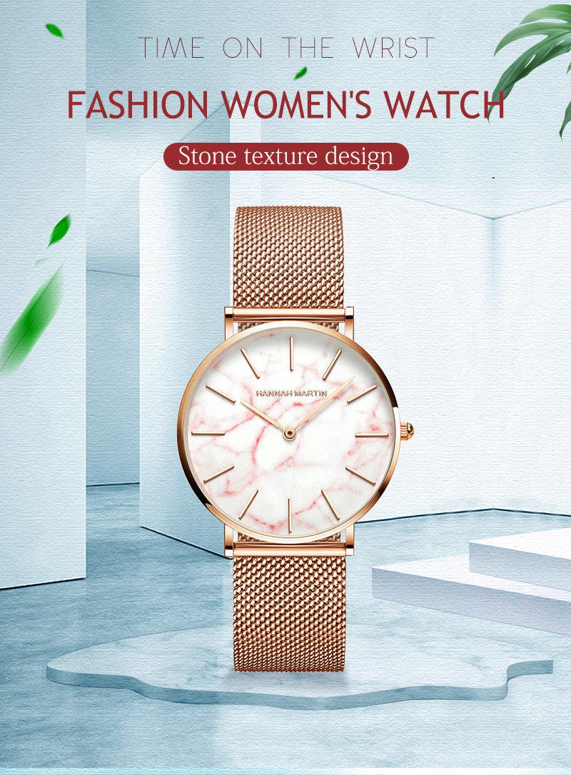 Rose Gold – Simple Japanese Women's Wristwatch