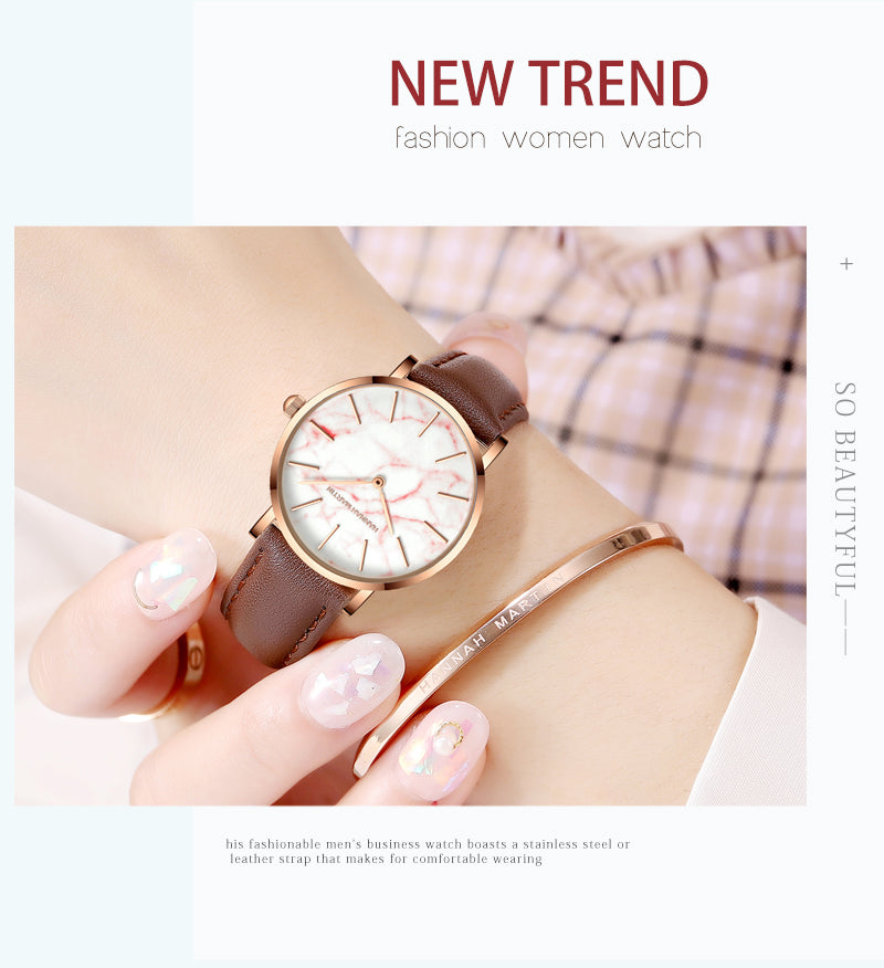 Rose Gold – Simple Japanese Women's Wristwatch